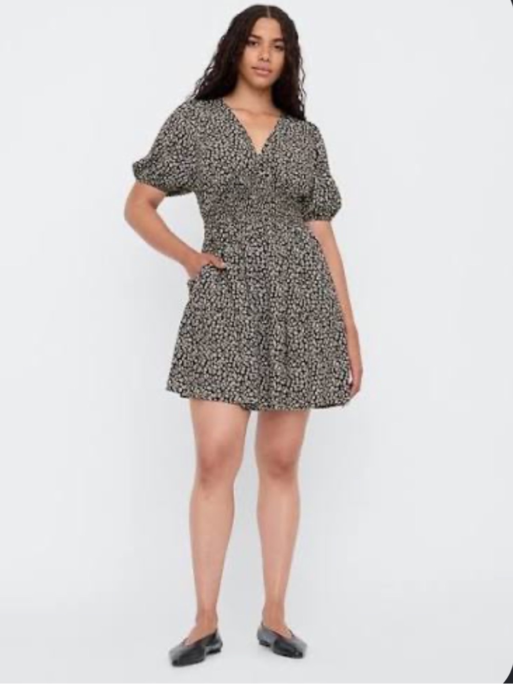 Gap Puff Sleeve Floral Mini
